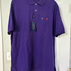 Polo by Ralph Lauren Men's Deep Purple Polo Shirt